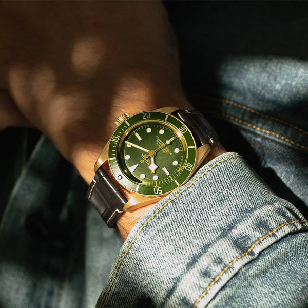 Mens Tudor green watch