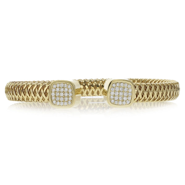 Harry Kotlar yellow gold and diamond bracelet