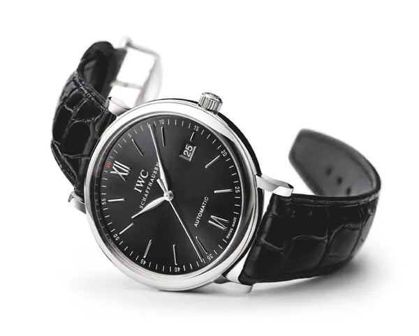 IWC black mens watch