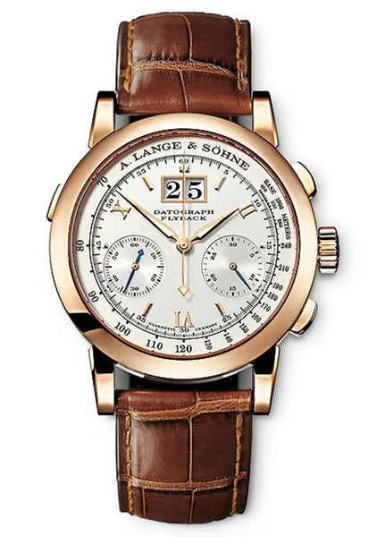 Mens lange and sohne chronograph brown watch