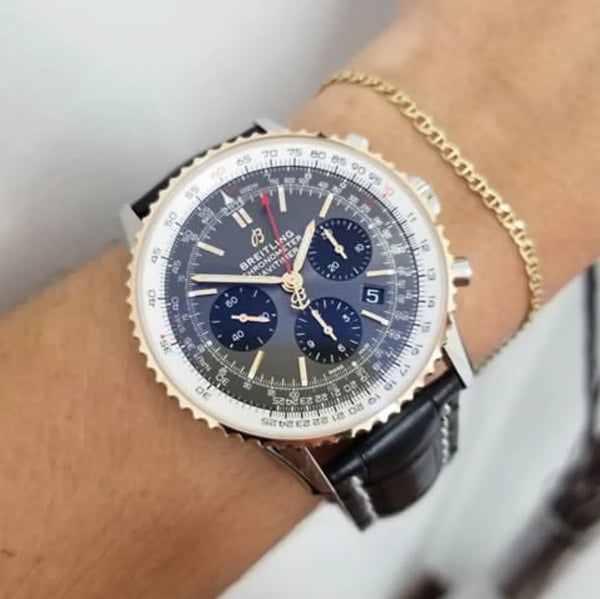 Breitling blue watch
