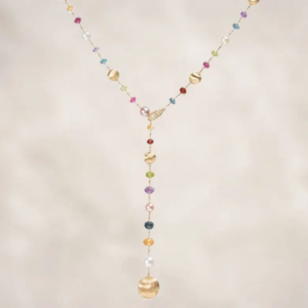 Marco Bicego color stone long necklace