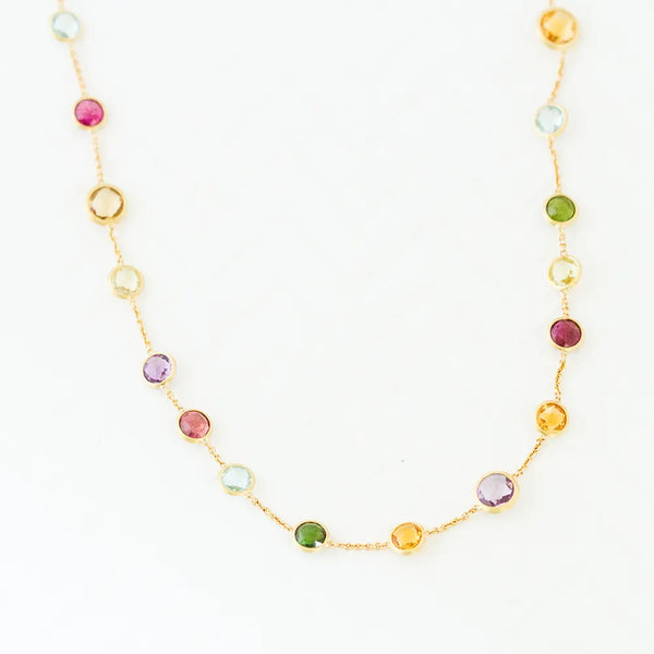 Marco biego colored stone necklace