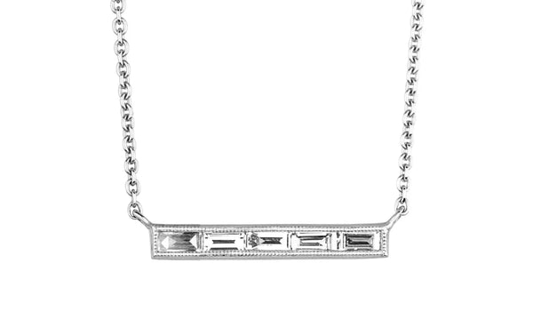 Sethi Couture diamond bar necklace