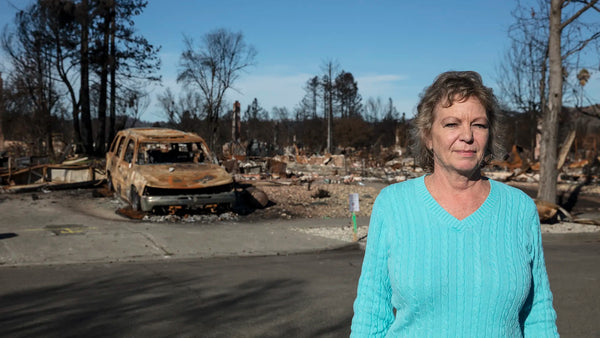 Coffey Park neighborhood that was destroyed