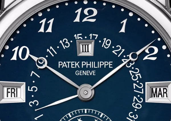 Mens minute repeater blue watch