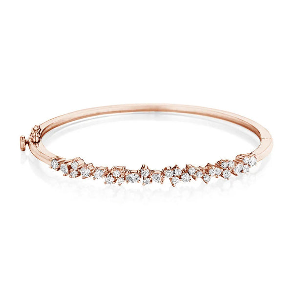 Penny Preville yellow gold and diamond bangle