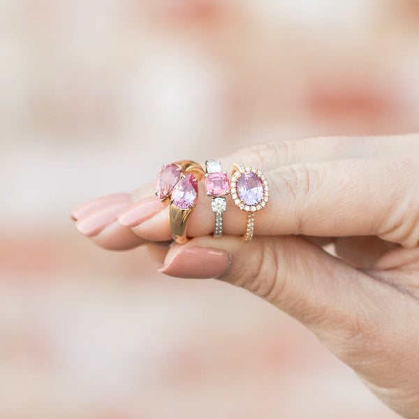 pink rings