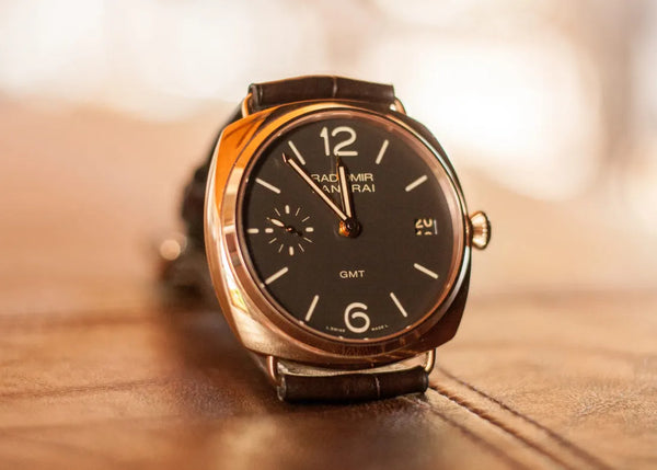 Panerai rose gold mens watch