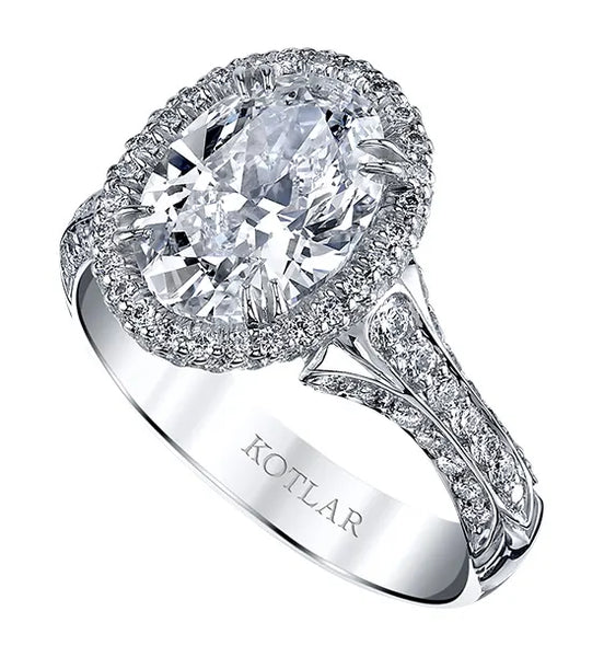 Harry Kotlar oval diamond ring