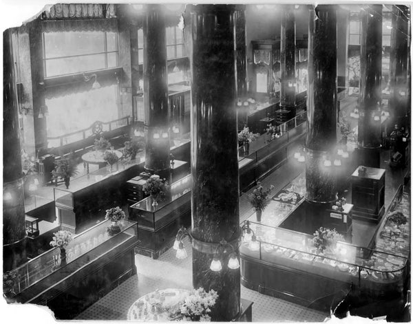 Inside store Shreve & Co in 1906