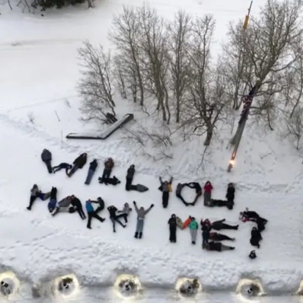 Will you marry me in the snow
