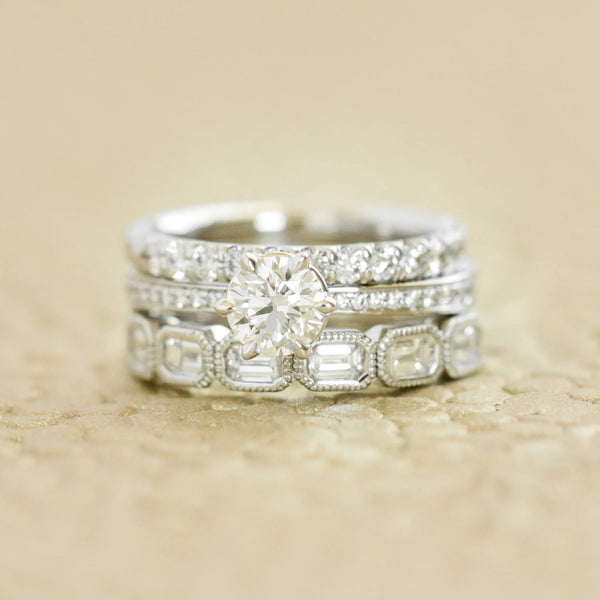 Diamond wedding bands