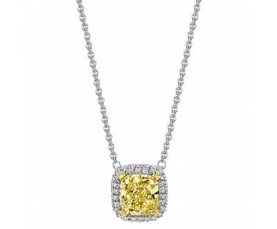 Harry Kotlar yellow diamond pendant