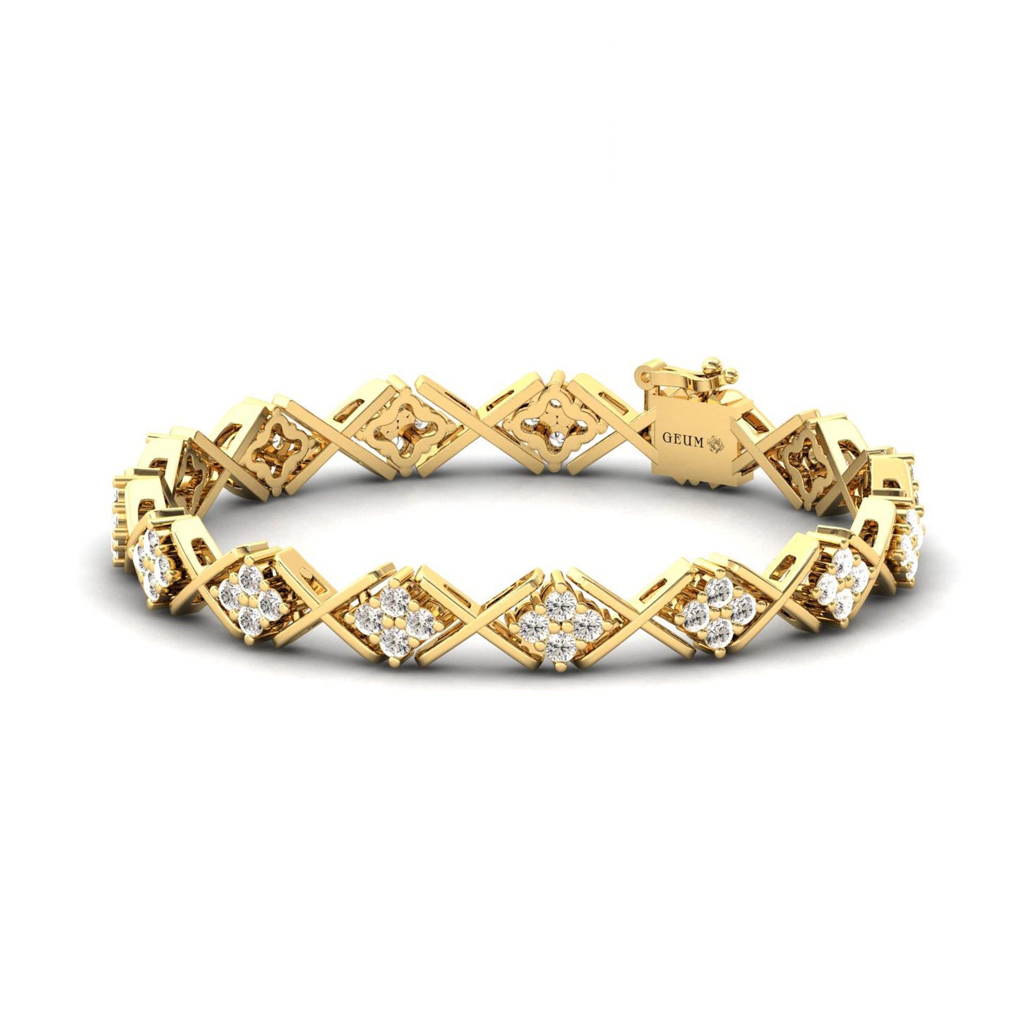 Custom 3 Prong Diamond Tennis Bracelet – Ciel Jewels