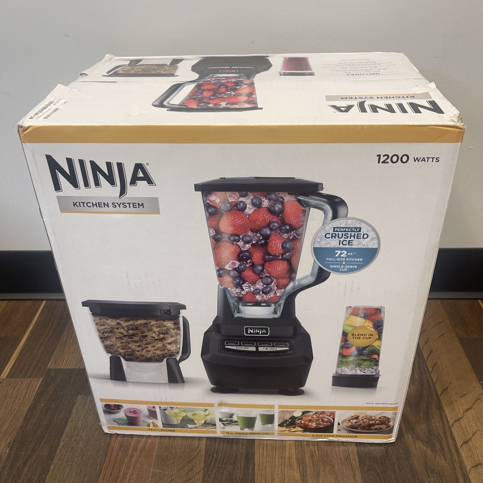 Ninja Kitchen System 72 Oz Blender and Food Processor BL780WM