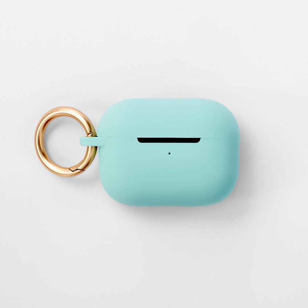 Apple AirPods Pro (1/2 Generation) Silicone Case with Clip - Heyday™ Spring Teal
