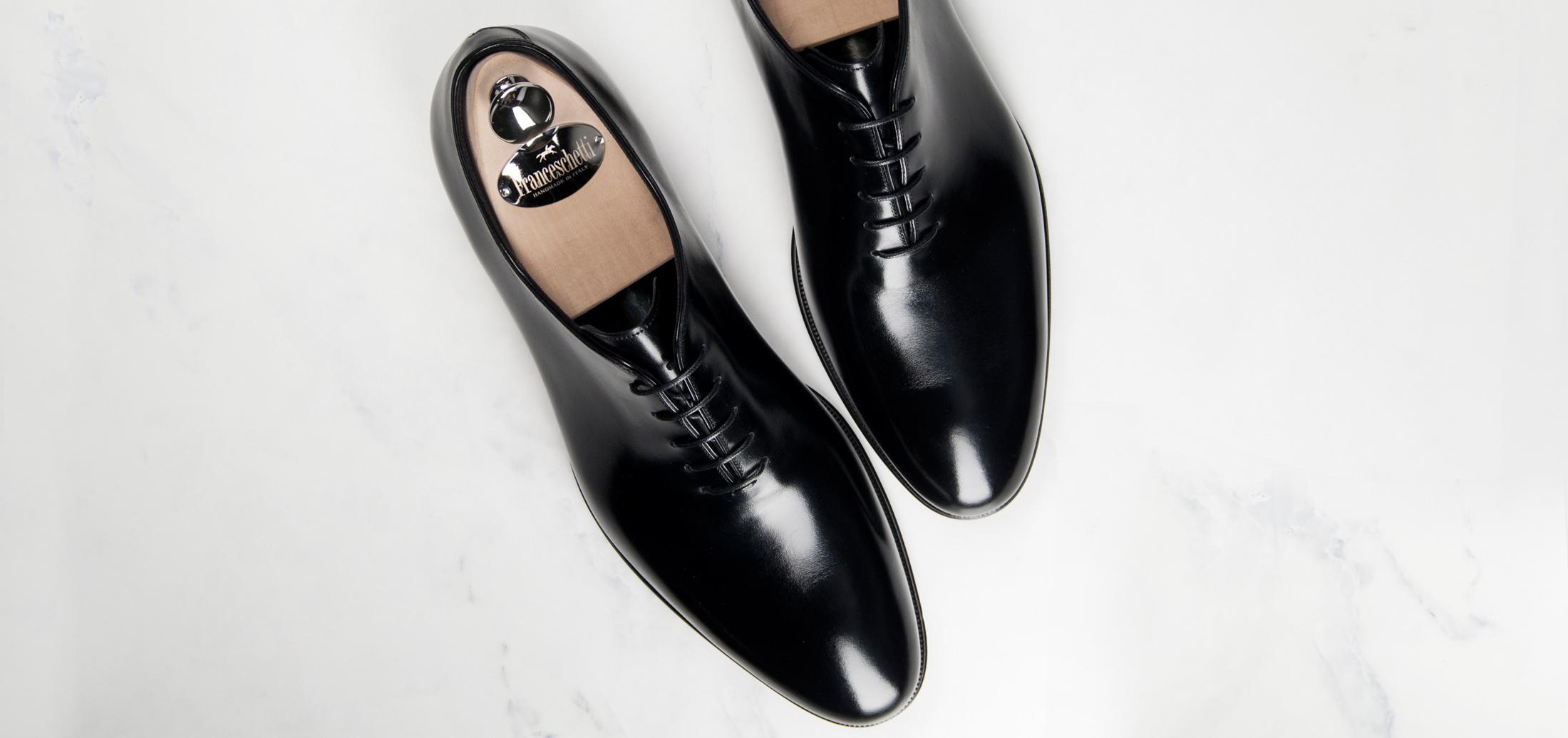 men's groom shoes in black