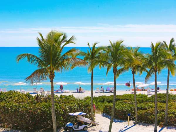 Beach vacation destination Florida