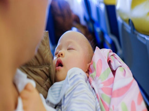 bringing breast milk on the plane for baby