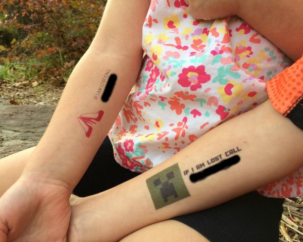 Safety tattoos for kids