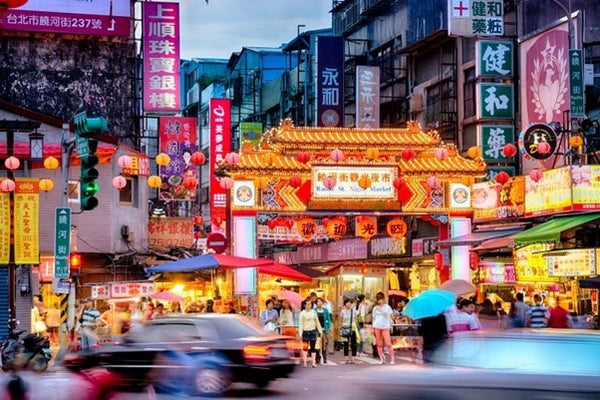 Shilin night market Taiwan