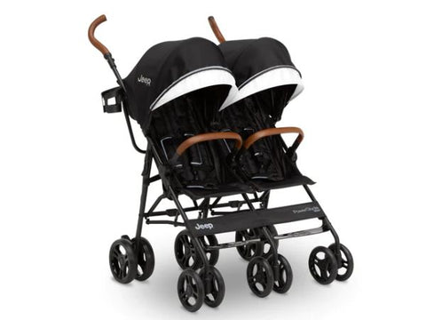 Jeep PowerGlyde Plus Side-by-Side Double Stroller