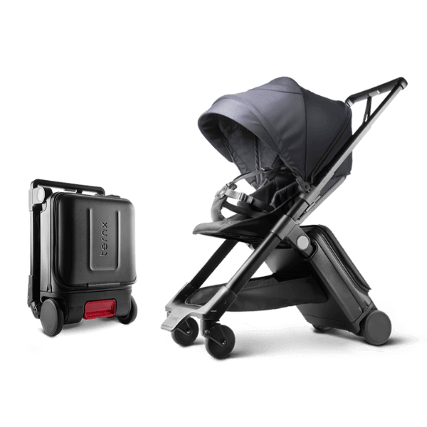 Suitcase stroller that fits in overhead compartment