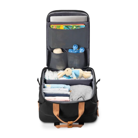 Travel diaper bag for twin