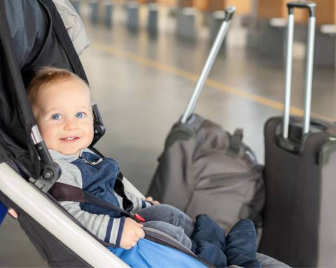baby at the airport