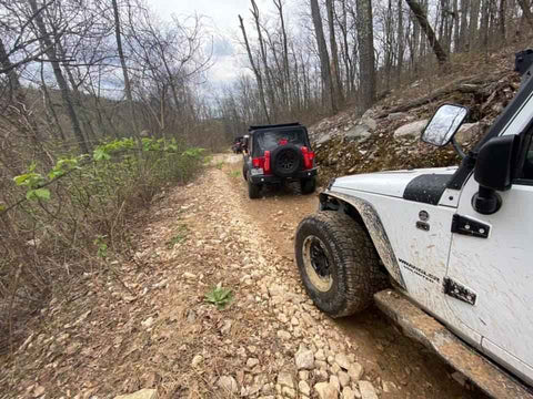 Overlanding in Peters Mill Run OHV Trail