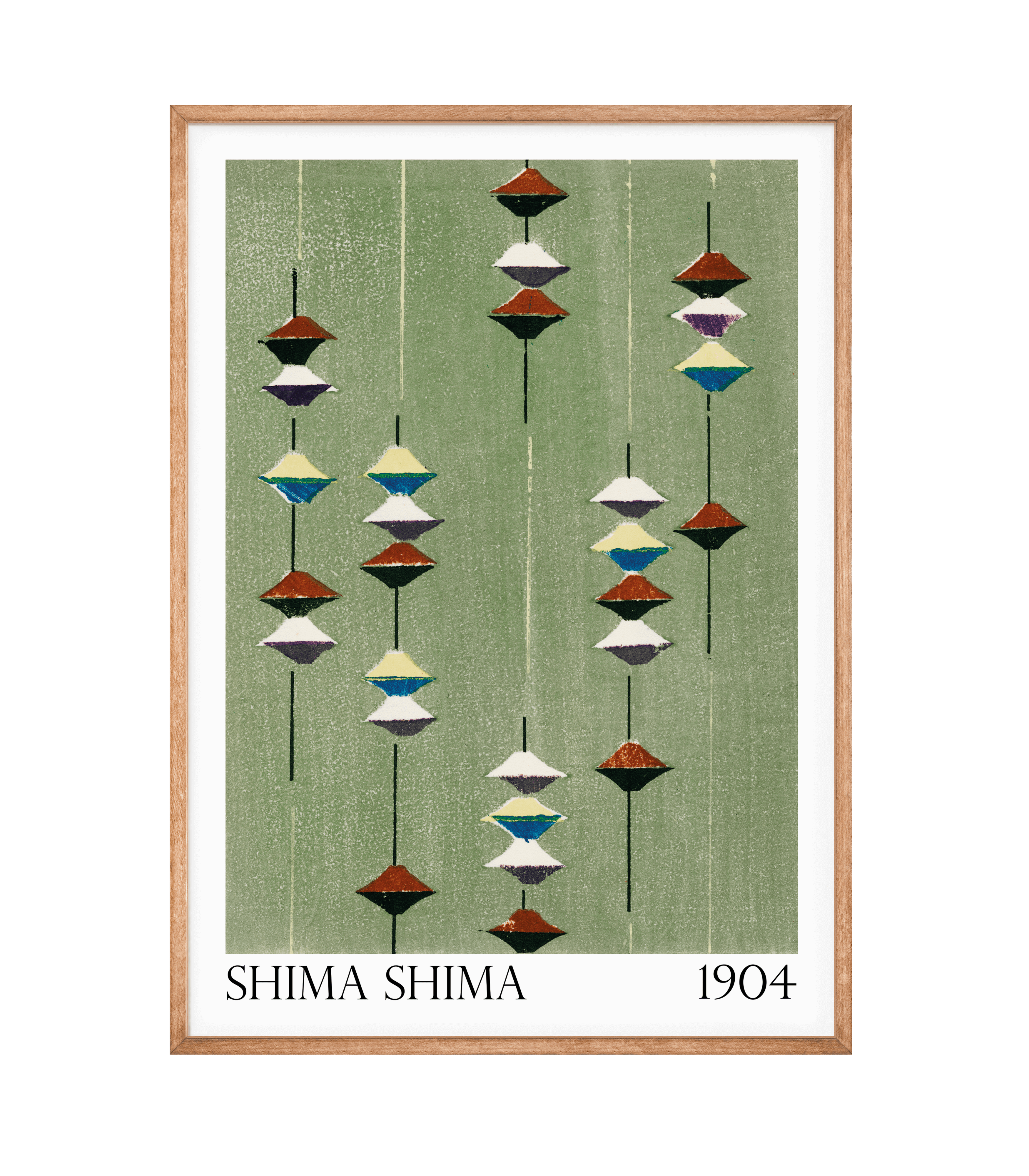 Billede af Shima Shima - Japanese Textile I Plakat - 50x70