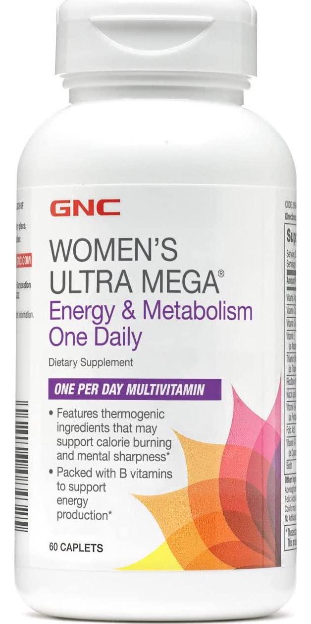 Gnc Womens Ultra Mega Energy And Metabolism Daily Multivitamin 0631
