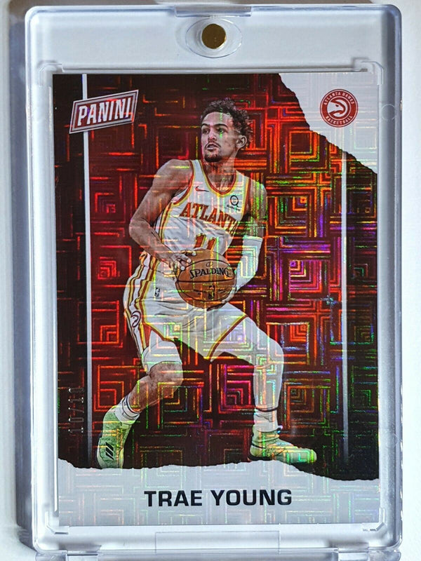 2021 Panini Trae Young #BK18 ESCHER SQUARES /10 Prizm - Ready to