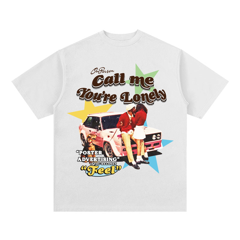  "Call Me" Graphic Tee - Vintage Bootleg