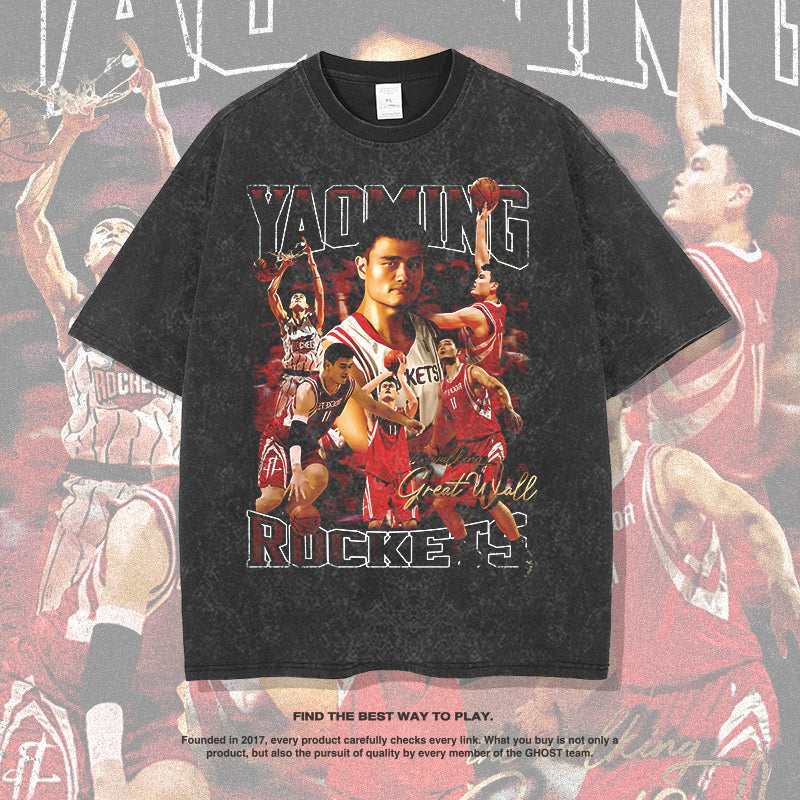  "Yao Ming" Graphic Tee - STREETWEAR