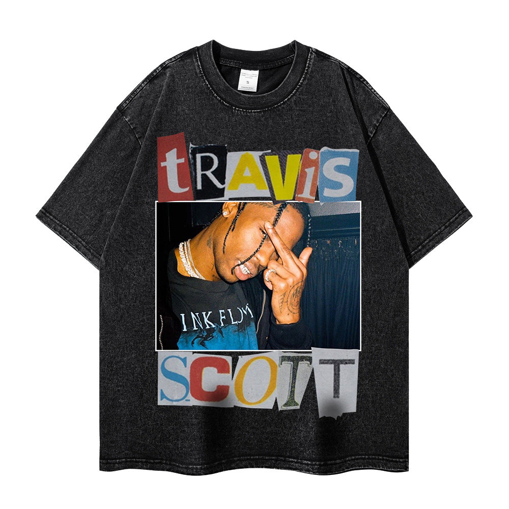  Travis Scott Print Tee - STREETWEAR