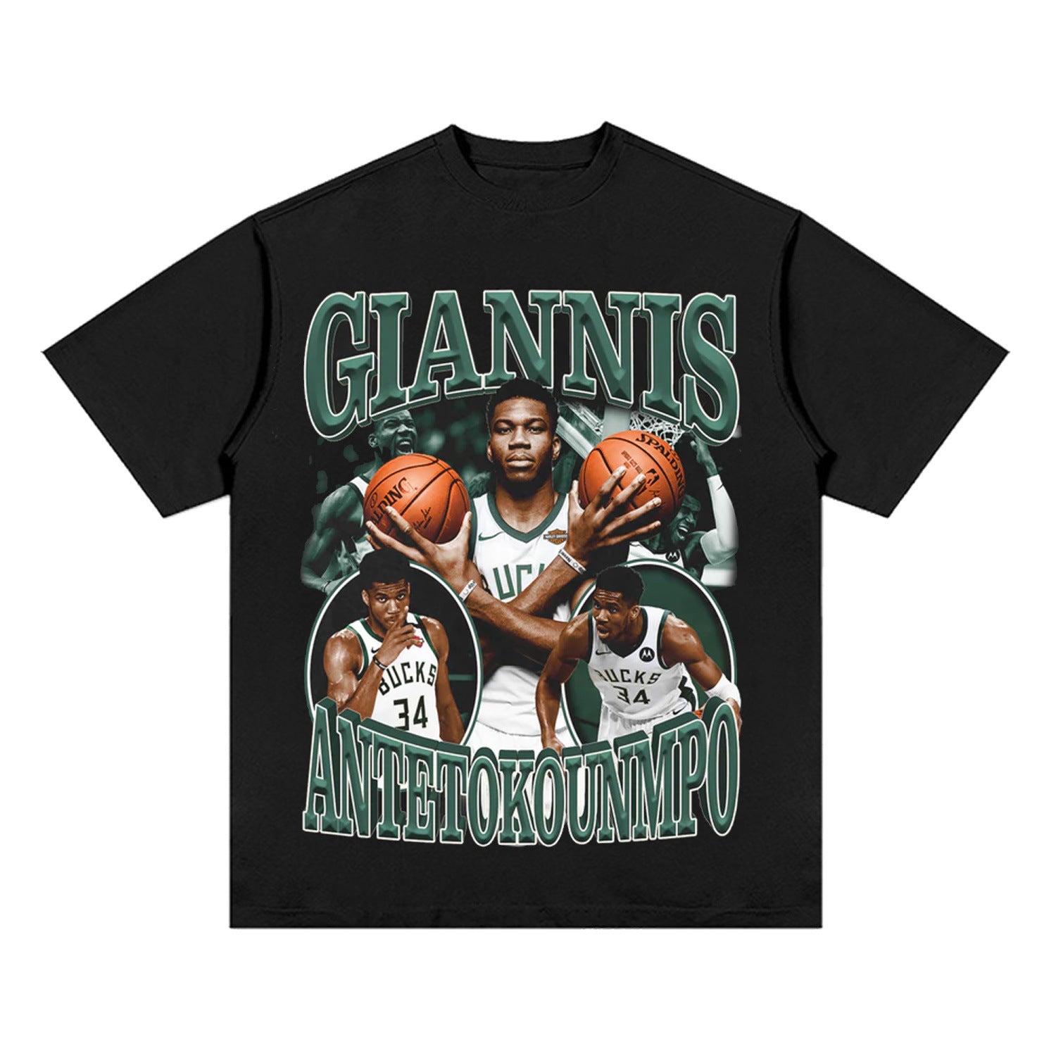  Giannis Graphic Tee - Vintage Bootleg