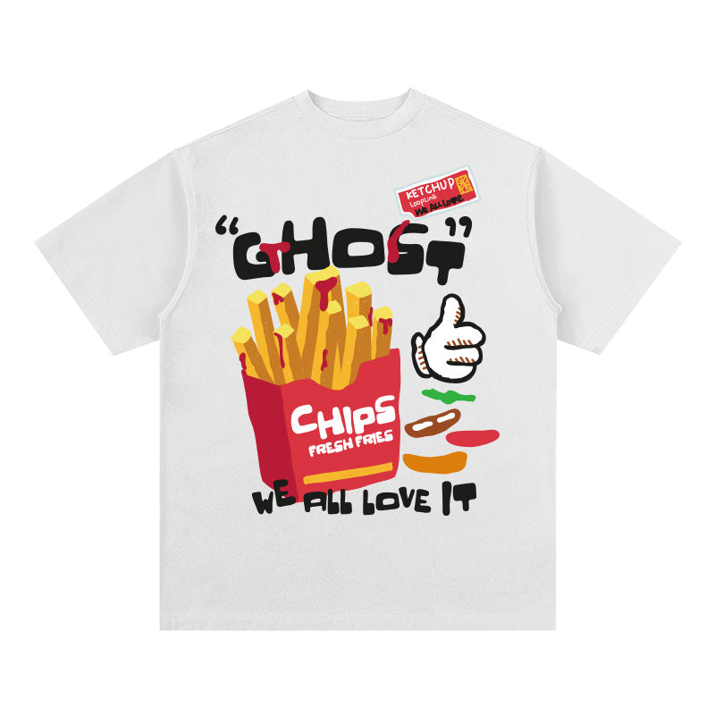  Ghost Chips Graphic Tee - STREETWEAR