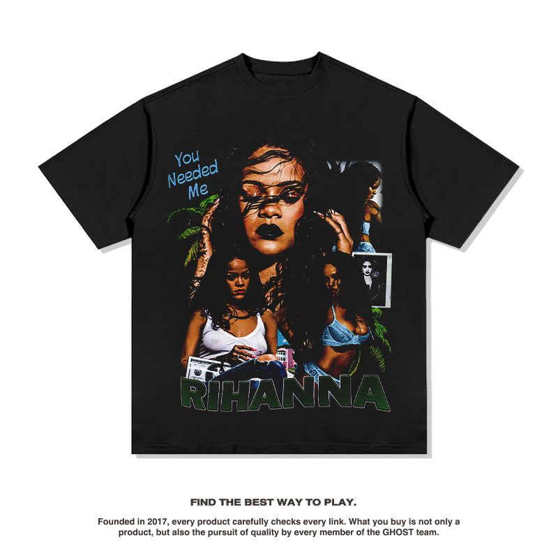  "Rihanna" Graphic Tee - STREETWEAR