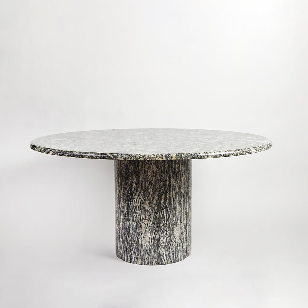 Round Grey Marble Table – Harbinger