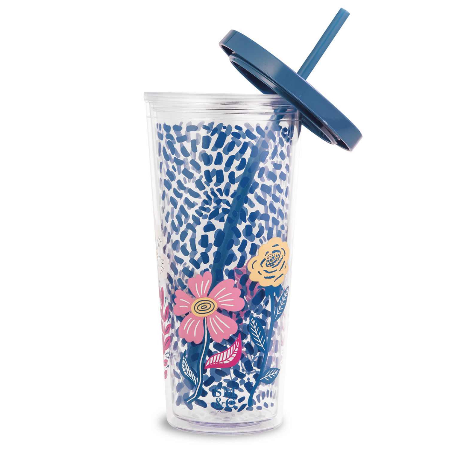United By Blue 24 oz Insulated Steel Straw Tumbler Cocoa
