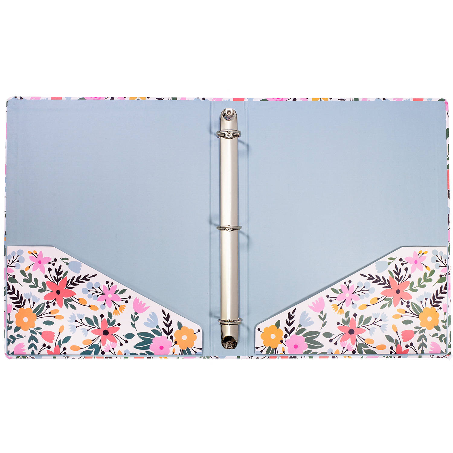 Textured Large Dots Three Ring Binder