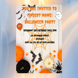 Halloween Personalised Party Invitation - You Are Invited