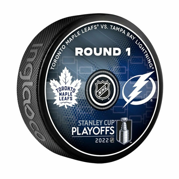 Tampa Bay Lightning Limited Edition Reverse Retro 2022 Fire Puck