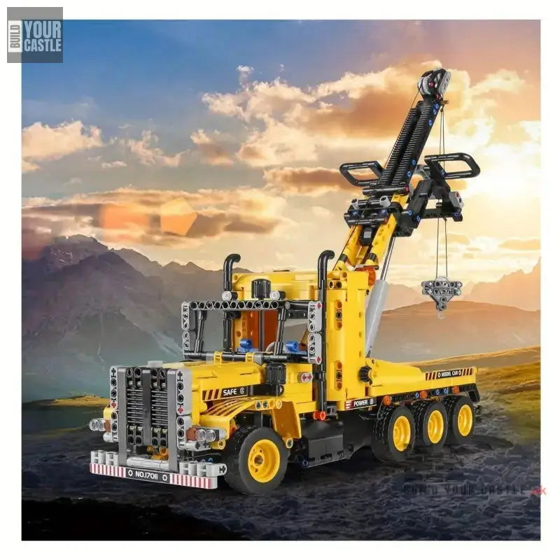 TECHNIC Mobile crane truck mechanization building BuildYourCastle