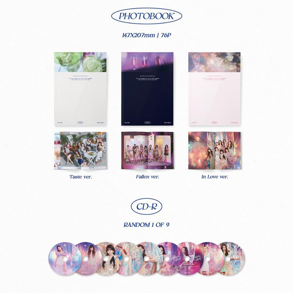 Twice Taste Of Love 10th Mini Album 3 Versions Lightupk