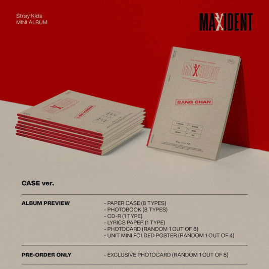 STRAY KIDS - MINI ALBUM MAXIDENT STANDARD EDITION – sokollabeu