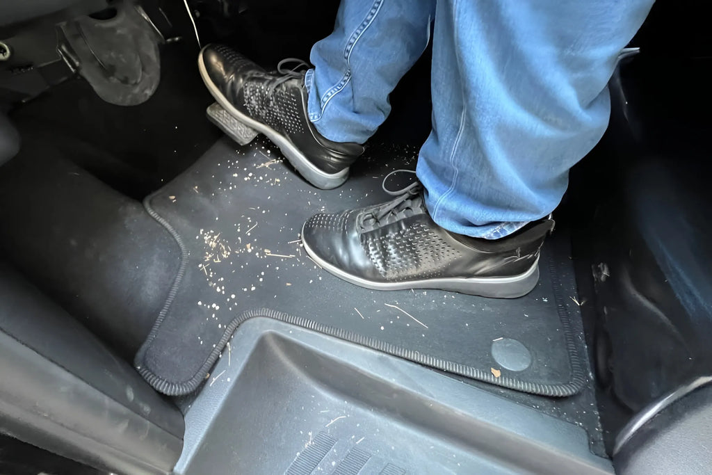 Sliding happens often, especially with universal mats that don’t fit perfectly, This movement is annoying and makes the mat less protective as corners get exposed