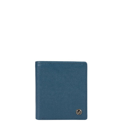 Da Milano Franzy Leather Mens Wallet - Patriot Blue